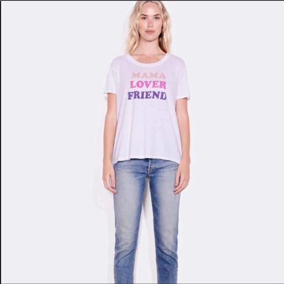 🌟NEW Sundry Mama Lover Friend Graphic Tee T-Shirt Size Small - Picture 7 of 7